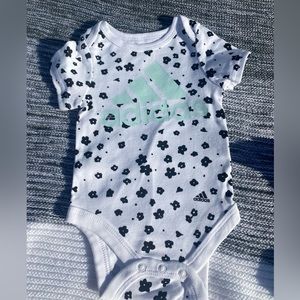Adidas baby girl 3 months bodysuits 3 pack